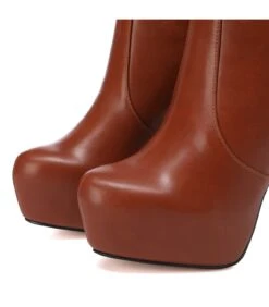 Giaro Plateau Stiefel BEVERLEY Braun Matt -Shoes Verkäufe giaro plateau stiefel beverley braun matt 6