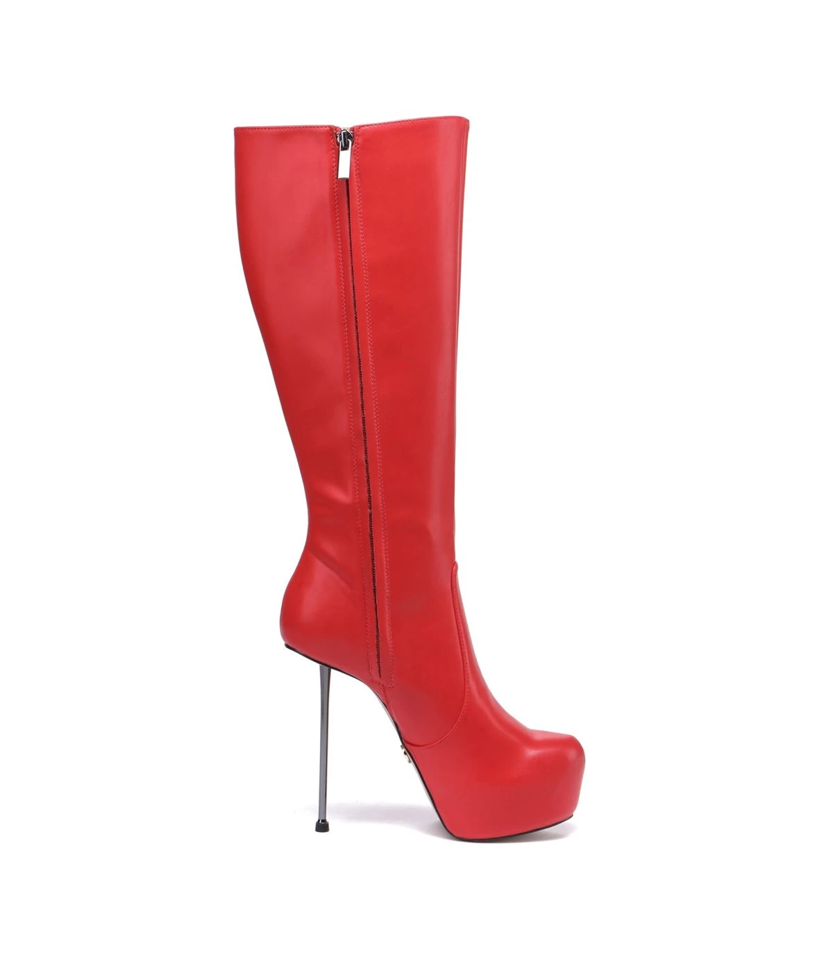 Giaro Plateau Stiefel BEVERLEY Rot Matt 4 Giaro Plateau Stiefel BEVERLEY Rot Matt – Bild 4