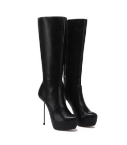 Giaro Plateau Stiefel BEVERLEY Schwarz Matt -Shoes Verkäufe giaro plateau stiefel beverley schwarz matt 7