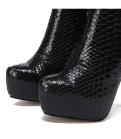 Giaro Plateau Stiefel BEVERLEY Schwarz Snake -Shoes Verkäufe giaro plateau stiefel beverley schwarz snake 6