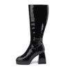 Giaro Plateau Stiefel CORTINA Schwarz Glänzend