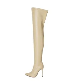 Giaro Overknee Stiefel ARABELLA Nude -Shoes Verkäufe giaro stiefel arabella creme 2