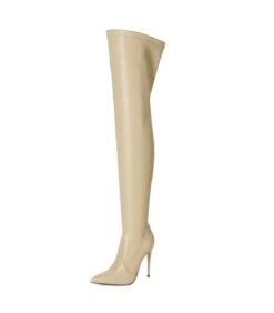 Giaro Overknee Stiefel ARABELLA Nude -Shoes Verkäufe giaro stiefel arabella creme 3