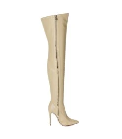 Giaro Overknee Stiefel ARABELLA Nude -Shoes Verkäufe giaro stiefel arabella creme 4