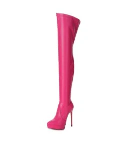 Giaro Overknee Stiefel ARABELLA Fuchsia Matte -Shoes Verkäufe giaro stiefel arabella fuchsia matte 3