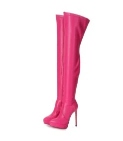 Giaro Overknee Stiefel ARABELLA Fuchsia Matte -Shoes Verkäufe giaro stiefel arabella fuchsia matte 8