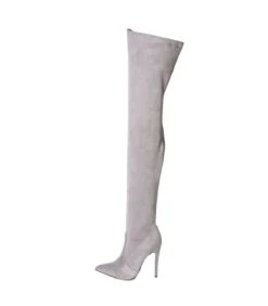 Giaro Overknee Stiefel ARABELLA Grey Velour