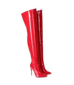 Giaro Overknee Stiefel ARABELLA Lack Rot -Shoes Verkäufe giaro stiefel arabella lack rot 3