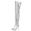Giaro Overknee Stiefel ARABELLA Liquid Silver