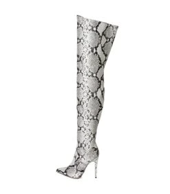 Giaro Overknee Stiefel ARABELLA Snake Grey