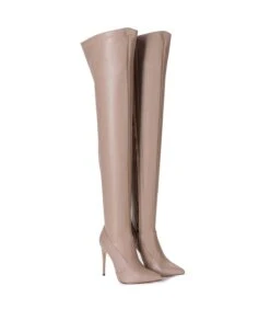 Giaro Overknee Stiefel ARABELLA Taupe -Shoes Verkäufe giaro stiefel arabella taupe 4