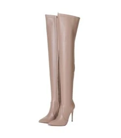 Giaro Overknee Stiefel ARABELLA Taupe -Shoes Verkäufe giaro stiefel arabella taupe 5