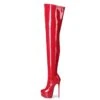 Giaro Overknee Stiefel GALANA 1004 Rot Lack
