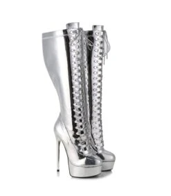 Giaro Stiefel MAHAUTE Liquid Silber -Shoes Verkäufe giaro stiefel mahaute liquid silber 4