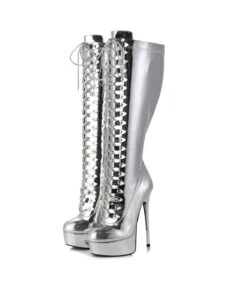 Giaro Stiefel MAHAUTE Liquid Silber -Shoes Verkäufe giaro stiefel mahaute liquid silber 6