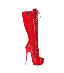 Giaro Stiefel MAHAUTE Rot Lack -Shoes Verkäufe giaro stiefel mahaute rot lack 3