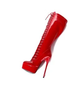 Giaro Stiefel MAHAUTE Rot Lack -Shoes Verkäufe giaro stiefel mahaute rot lack 8