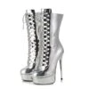 Giaro Stiefel MIATLA Liquid Silber