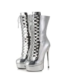 Giaro Stiefel MIATLA Liquid Silber