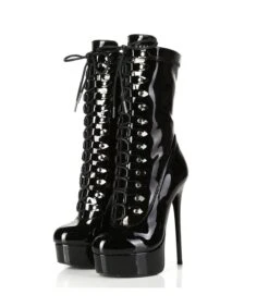 Giaro Stiefel MIATLA Schwarz Lack -Shoes Verkäufe giaro stiefel miatla schwarz lack 6