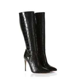 Giaro Stiefel MILA Schwarz Krokodilmuster -Shoes Verkäufe giaro stiefel mila schwarz krokodilmuster 4