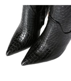 Giaro Stiefel MILA Schwarz Krokodilmuster -Shoes Verkäufe giaro stiefel mila schwarz krokodilmuster 7