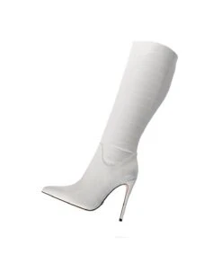 Giaro Stiefel MILA Weiss Krokodilmuster -Shoes Verkäufe giaro stiefel mila weiss krokodilmuster 8
