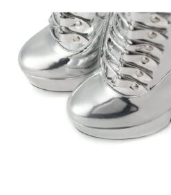 Giaro Overknee Stiefel MOUCHARD Liquid Silber -Shoes Verkäufe giaro stiefel mouchard liquid silber 7