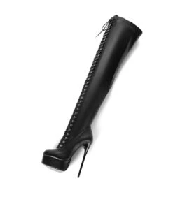 Giaro Overknee Stiefel MOUCHARD Schwarz Matt -Shoes Verkäufe giaro stiefel mouchard schwarz matt 4