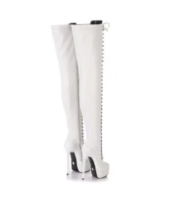 Giaro Overknee Stiefel MOUCHARD Weiss Matt -Shoes Verkäufe giaro stiefel mouchard weiss matt 6