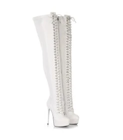 Giaro Overknee Stiefel MOUCHARD Weiss Matt -Shoes Verkäufe giaro stiefel mouchard weiss matt 7