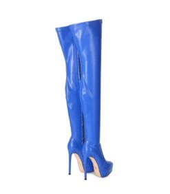 Giaro Overknee Stiefel SPIRE Blau -Shoes Verkäufe giaro stiefel spire blau 7