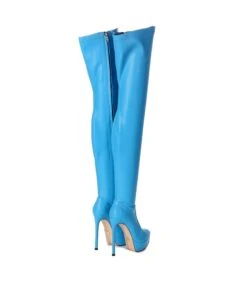 Giaro Overknee Stiefel SPIRE Light Blue -Shoes Verkäufe giaro stiefel spire light blue 7