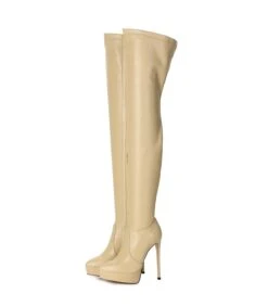 Giaro Overknee Stiefel SPIRE Nude -Shoes Verkäufe giaro stiefel spire nude 7