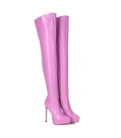 Giaro Overknee Stiefel SPIRE Pink -Shoes Verkäufe giaro stiefel spire pink 4