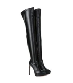 Giaro Overknee Stiefel SPIRE Schwarz -Shoes Verkäufe giaro stiefel spire schwarz 4