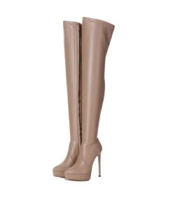 Giaro Overknee Stiefel SPIRE Taupe -Shoes Verkäufe giaro stiefel spire taupe 6