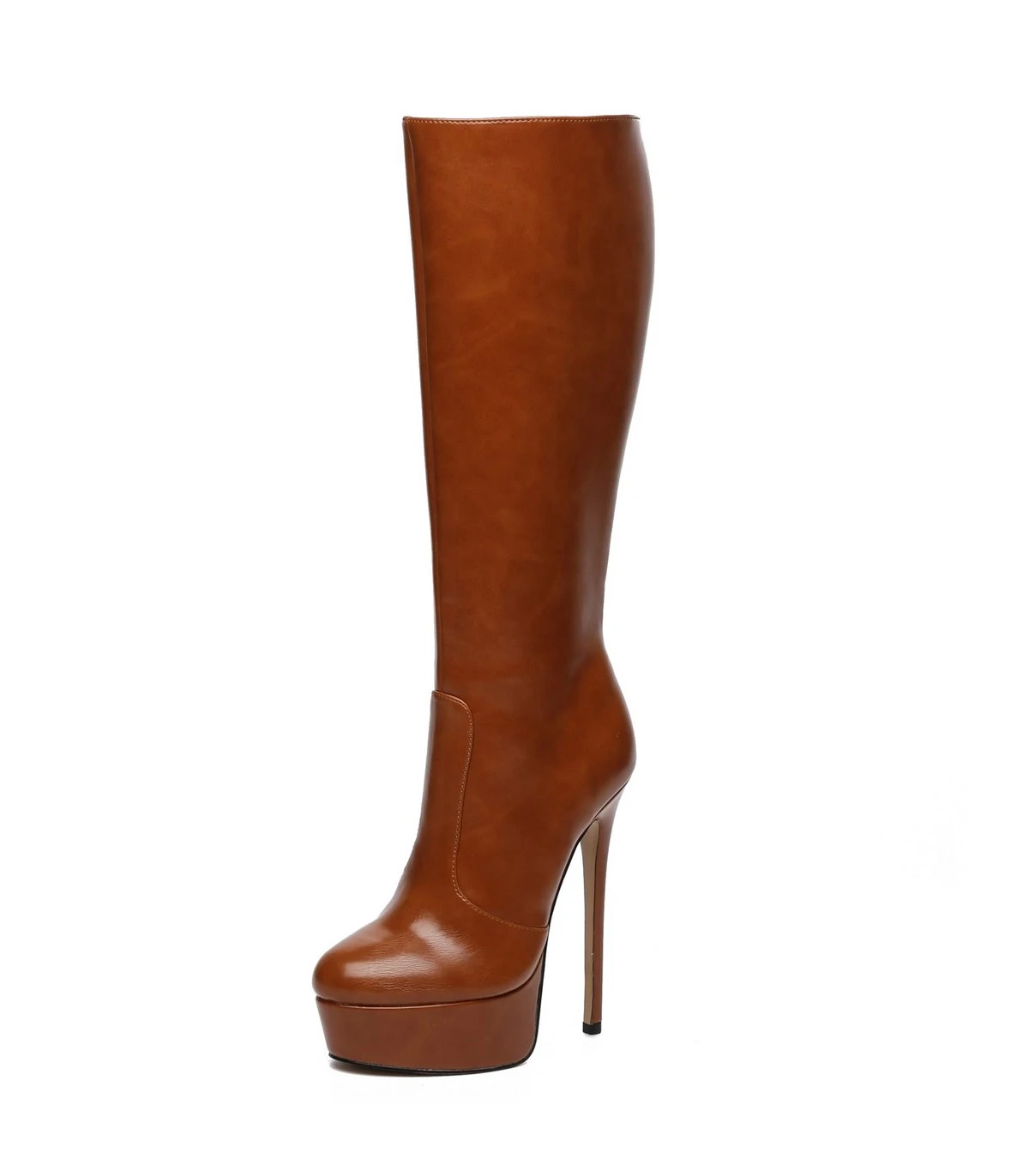 Giaro Stiefel Stackstand Braun Matt 2 Giaro Stiefel Stackstand Braun Matt – Bild 2