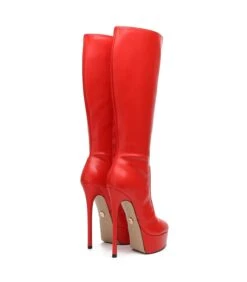 Giaro Stiefel Stackstand Rot Matt -Shoes Verkäufe giaro stiefel stackstand rot matt 6