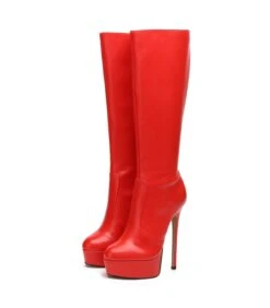 Giaro Stiefel Stackstand Rot Matt -Shoes Verkäufe giaro stiefel stackstand rot matt 7