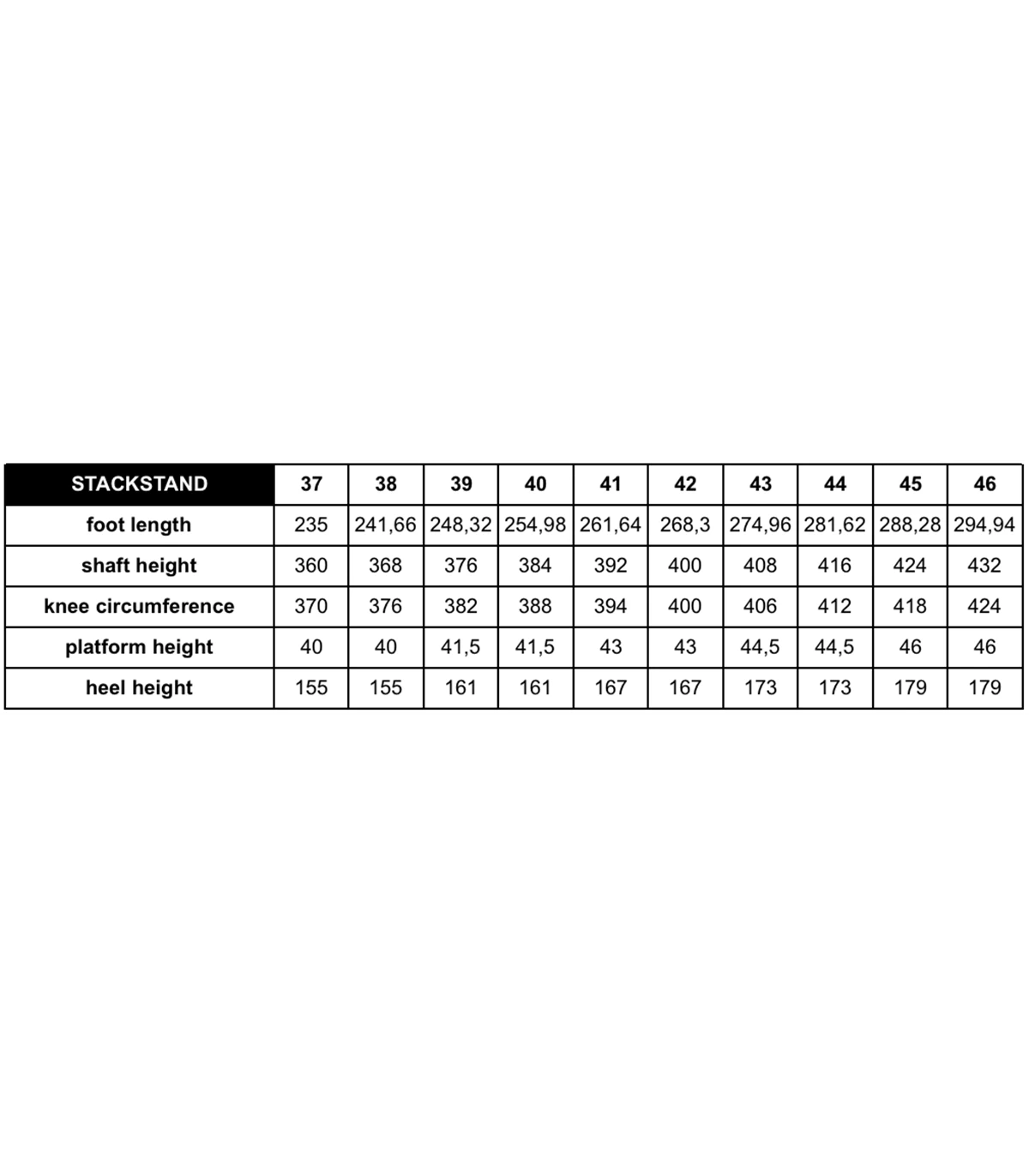 Giaro Stiefel Stackstand Silber 1 Giaro Stiefel Stackstand Silber