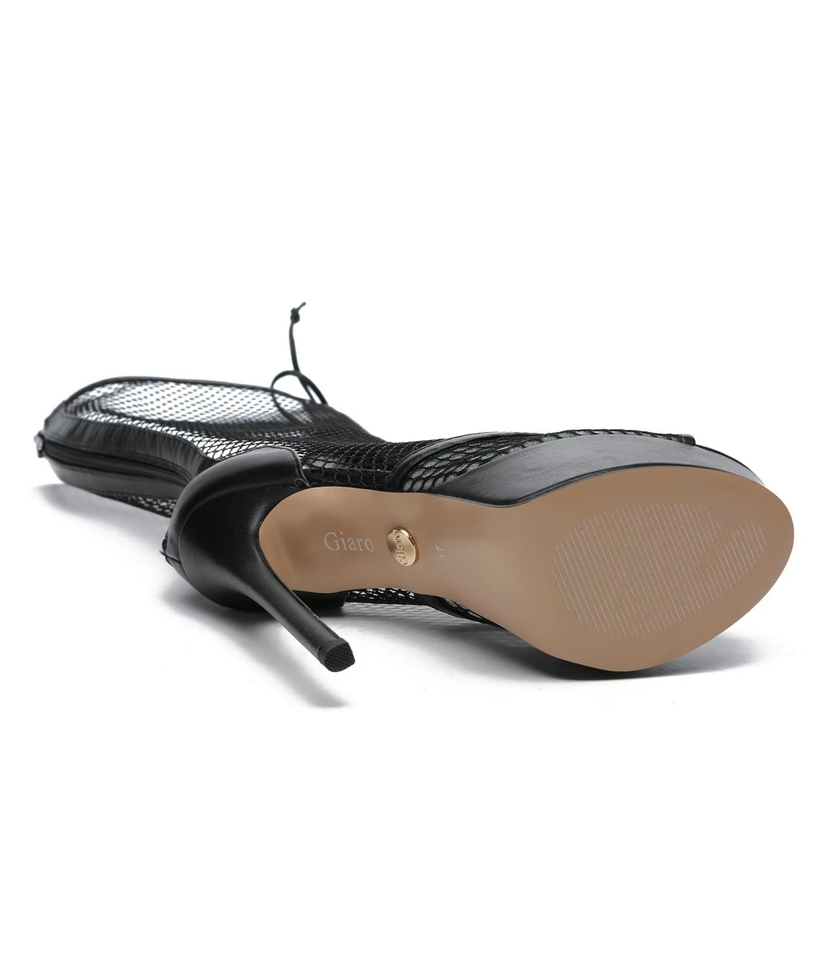 Giaro Stiefel Steam Schwarz Matt Mesh PU 5 Giaro Stiefel Steam Schwarz Matt Mesh PU – Bild 5