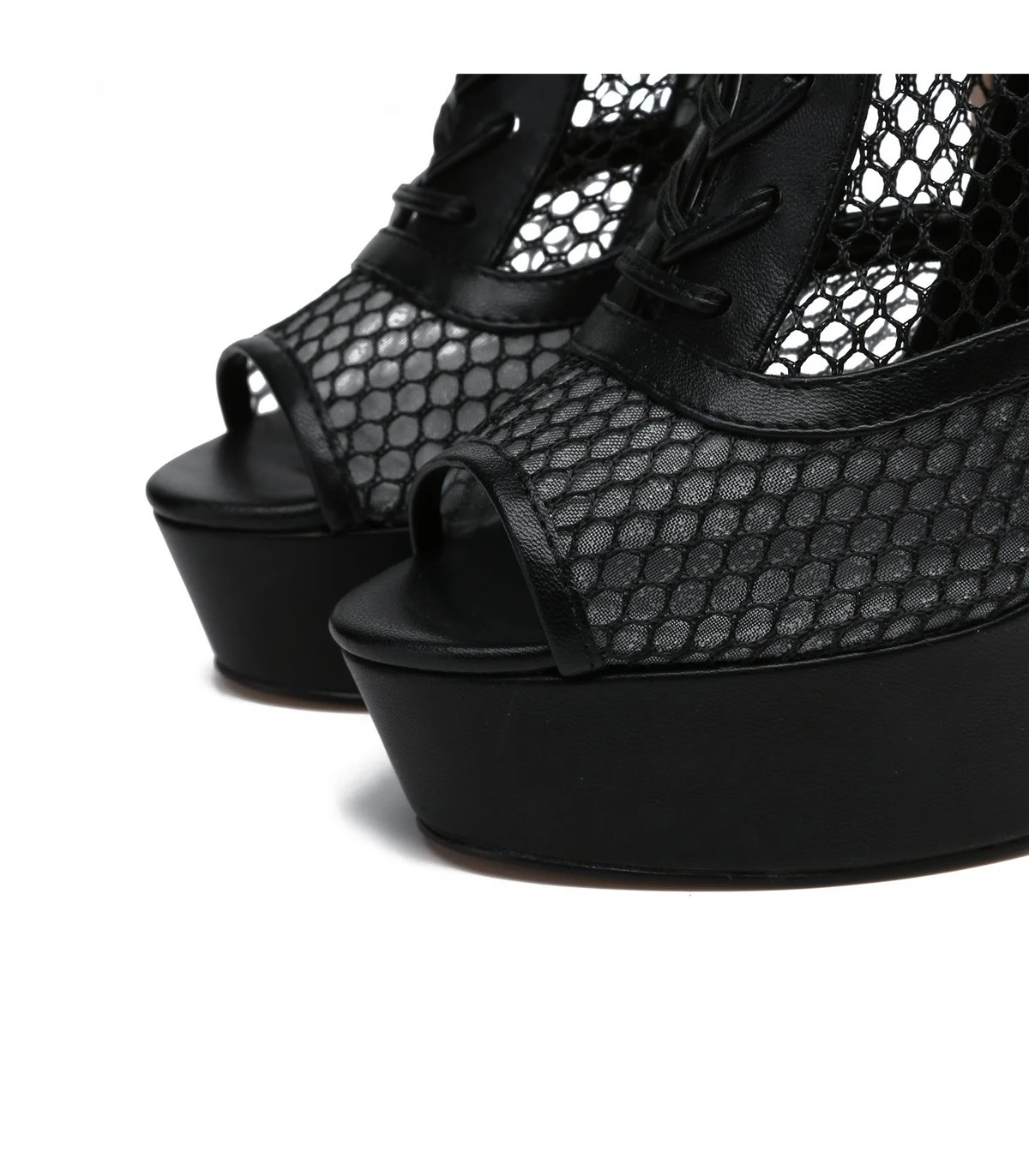 Giaro Stiefel Steam Schwarz Matt Mesh PU 9 Giaro Stiefel Steam Schwarz Matt Mesh PU – Bild 9