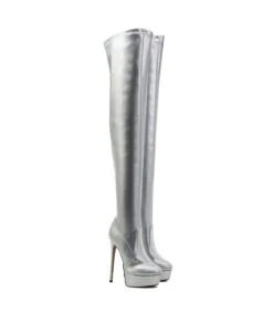 Giaro Stiefel Sutton Silber Matt -Shoes Verkäufe giaro stiefel sutton silber matt 4