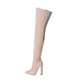 Giaro Stiefel TRINKET Stone Velour Beige