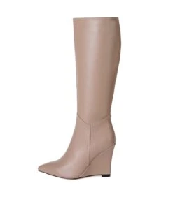 Giaro Stiefel ELLA Blockabsatz Taupe Matt -Shoes Verkäufe giaro stiefelette ella braun 8