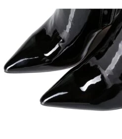 Giaro Stiefel ELLA Blockabsatz Schwarz Lack -Shoes Verkäufe giaro stiefelette ella lack schwarz 6