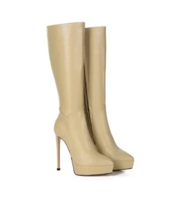 Giaro Stiefel SARAYA Nude Creme -Shoes Verkäufe giaro stiefelette saraya nude creme 6