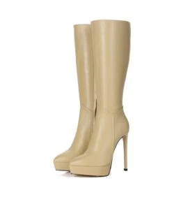 Giaro Stiefel SARAYA Nude Creme -Shoes Verkäufe giaro stiefelette saraya nude creme 7