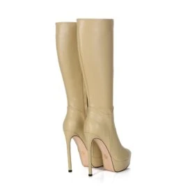 Giaro Stiefel SARAYA Nude Creme -Shoes Verkäufe giaro stiefelette saraya nude creme 8